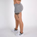 Heather Silver Apex Contour Training Shorts For Women