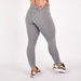 Heather Silver Gray Leggings - Apex - Bounce Fabric