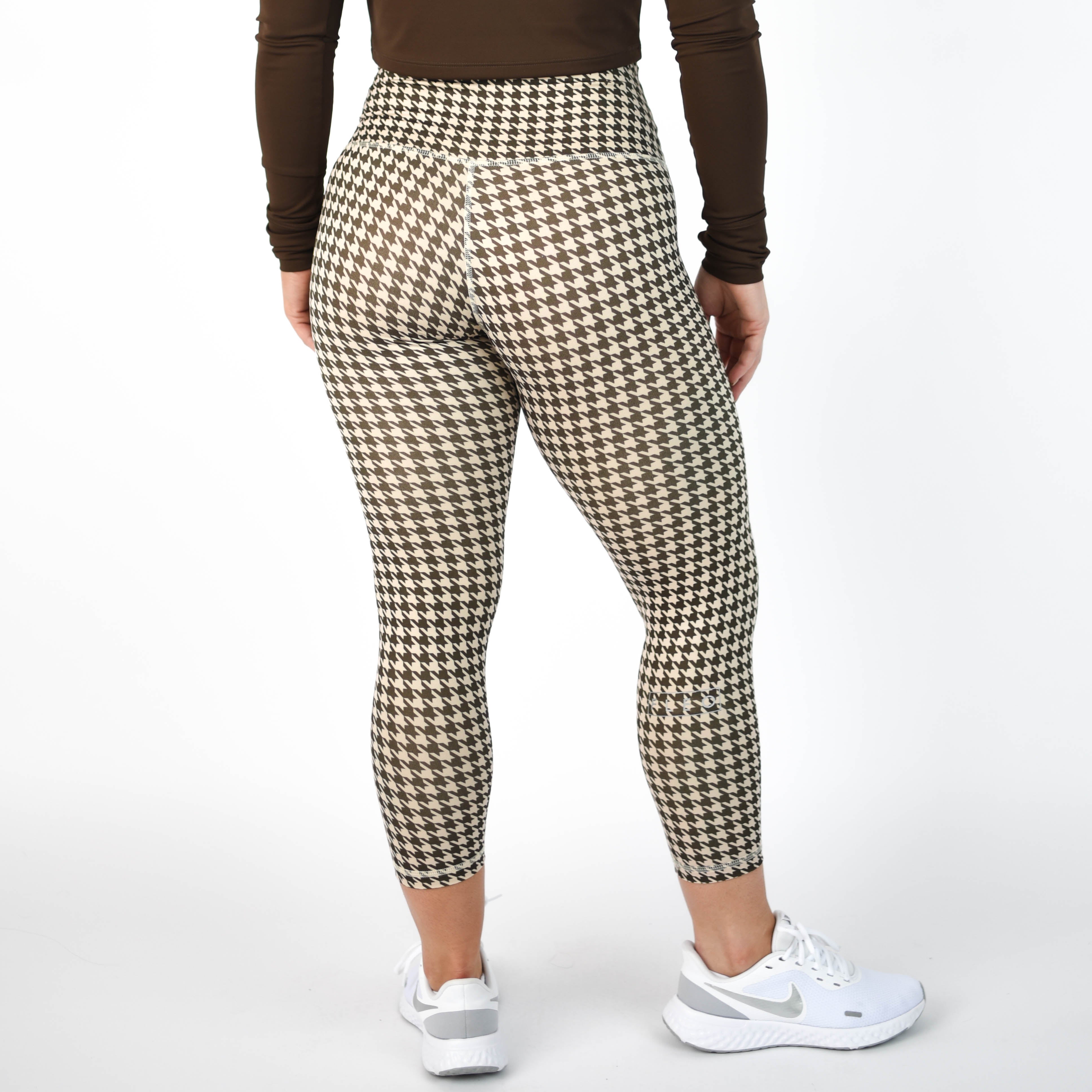 Houndstooth Crop Legging 21" - El Toro