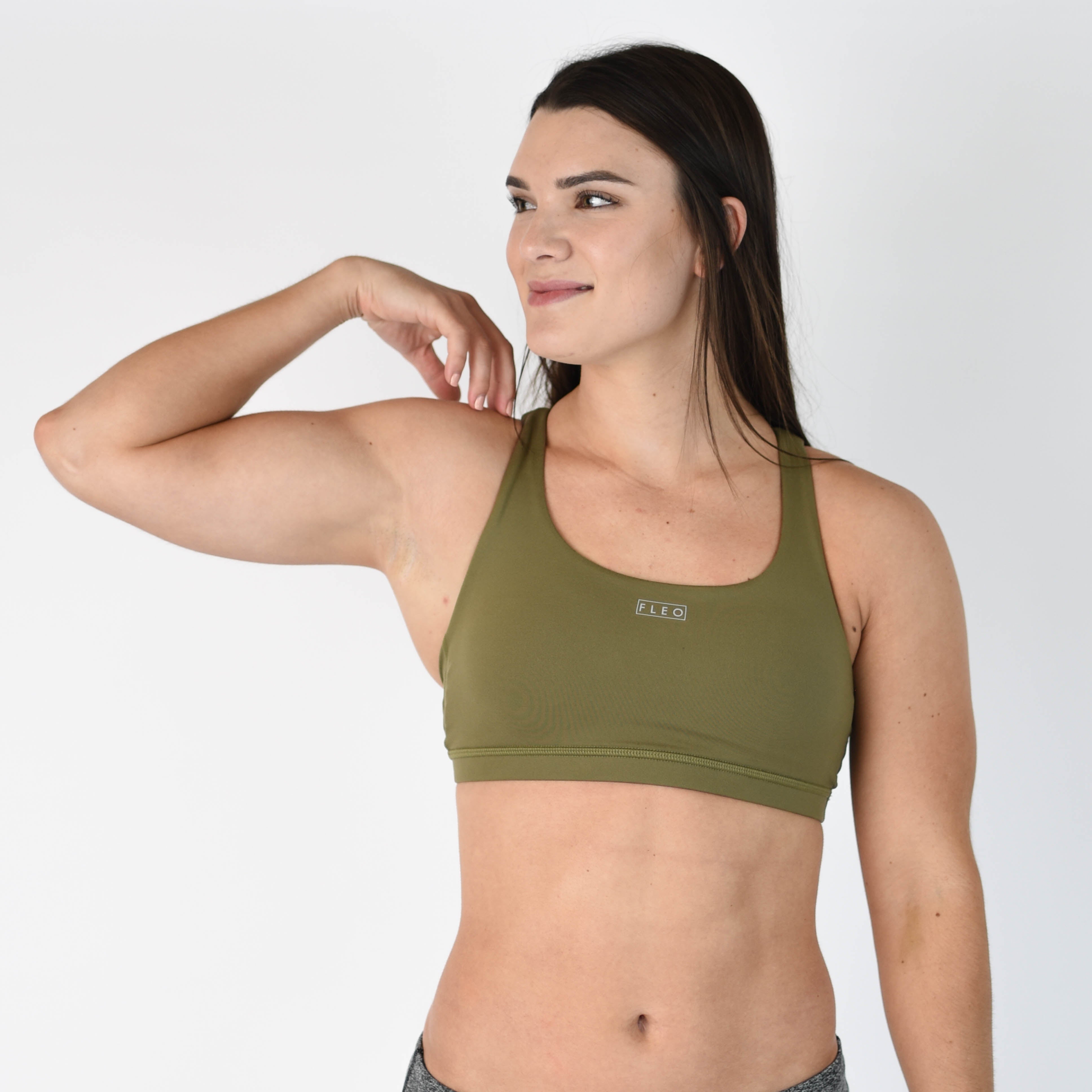 Martini Olive Sports Bra - Isla 