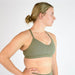 Olive Shark Athletic Sports Bra - Reinette by FLEO