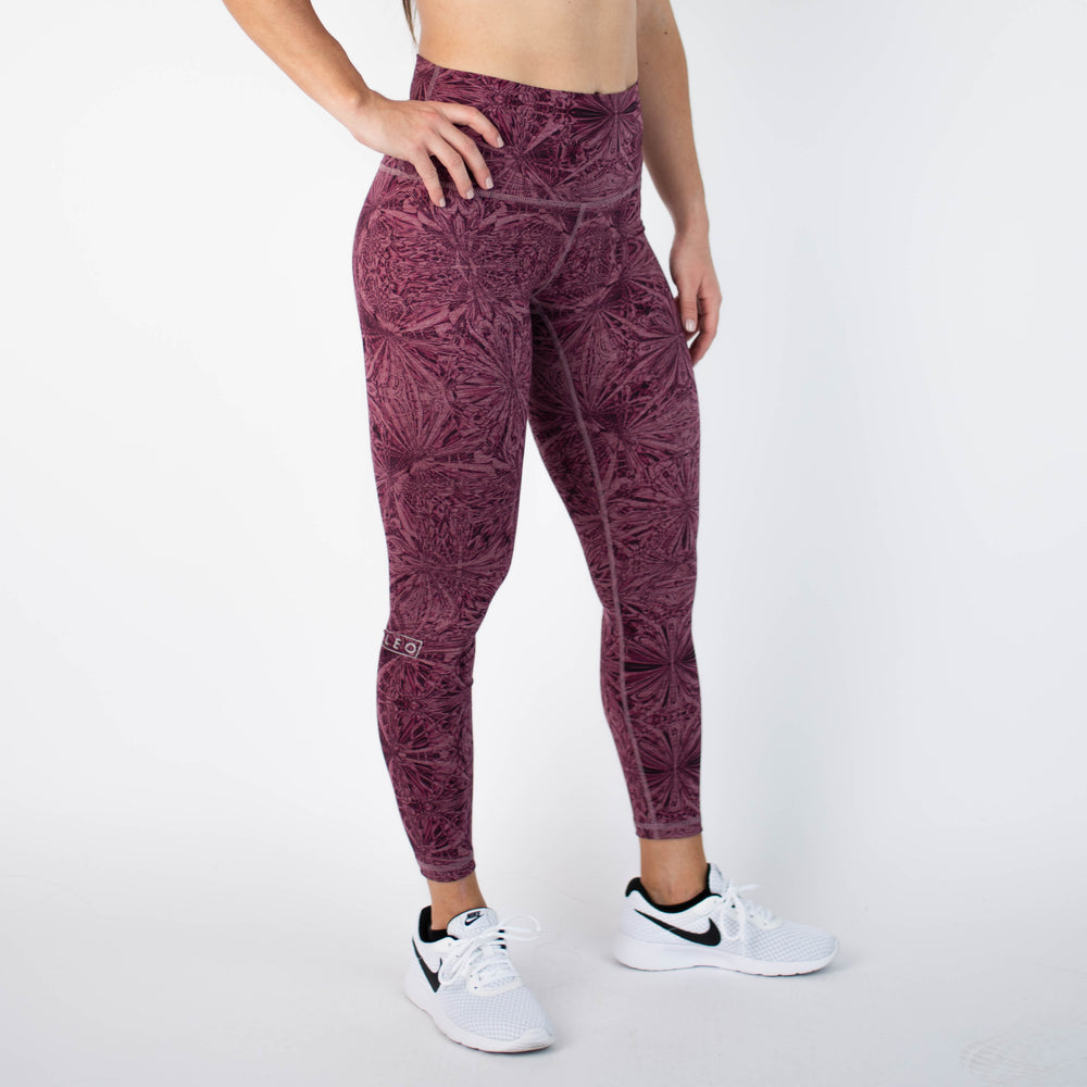 Shattered Rose Leggings - El Toro in Bounce fabric by FLEO