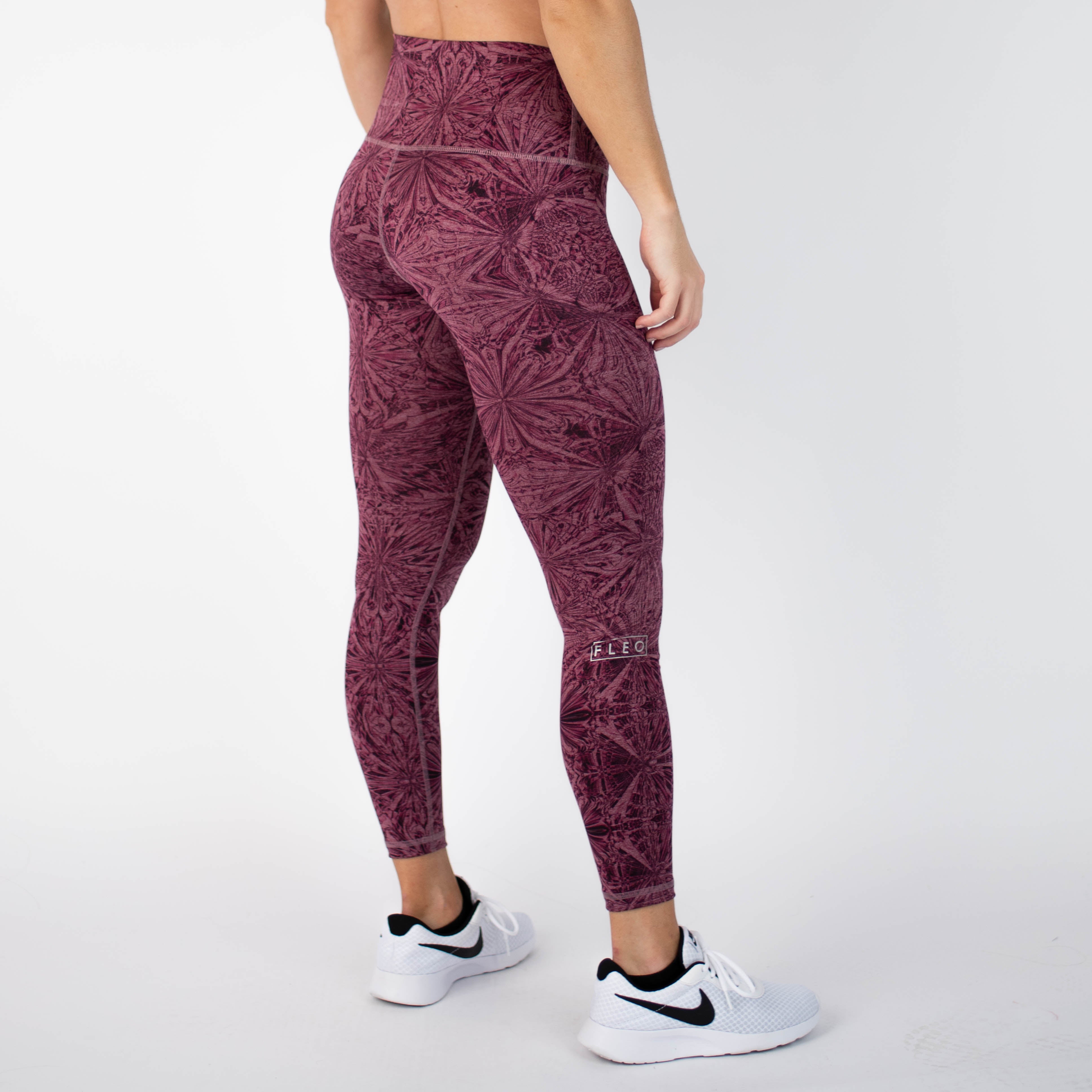 Shattered Rose Leggings - El Toro in Bounce fabric by FLEO