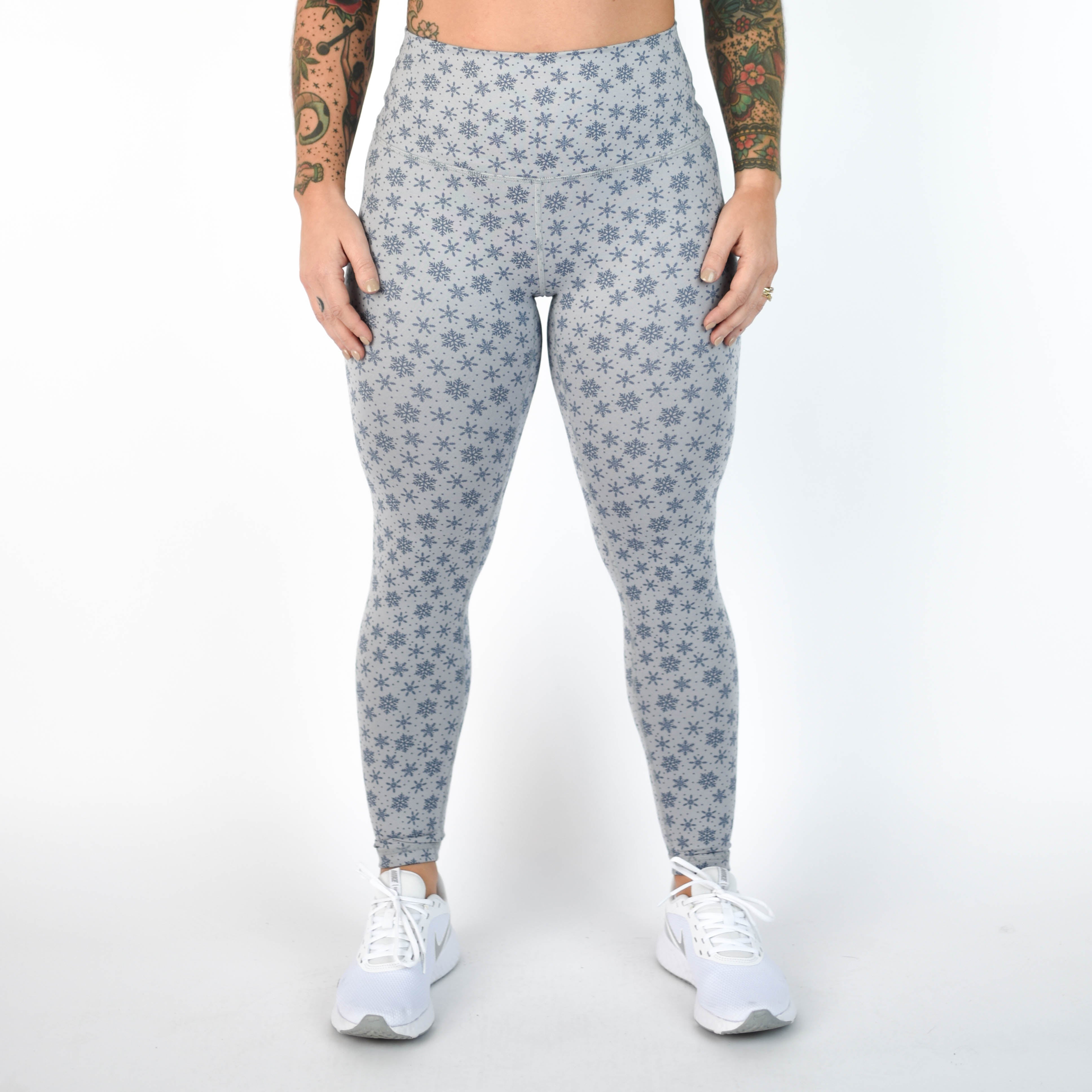 Let it Snow Leggings - El Toro in Bounce fabric by FLEO