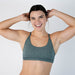 Racerback Sports Bra - Cami in Heather Stargazer