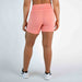 Heather Sugar Coral Biker Shorts