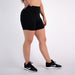 Black No Front Seam Spandex Shorts - High Rise - 5" Inseam - Charge