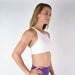 White High Impact Sports Bra - Jourdaine - High Support